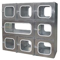 Clean room pass box BF-PBdecontaminationfloor-mountedwith HEPA filter