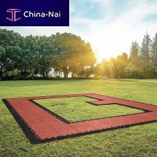 Interlocking flooring 57503600 rubberfor outdoor usefor playground