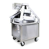 Conical rounder SMQ serieswith flour dispenseron casters