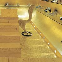 Pool mosaic tile OROfloorglassgold
