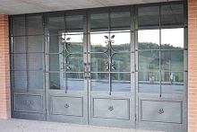 Swing French door 2wrought irondouble-glazed