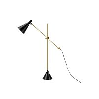 Floor-standing lamp TAPIO aluminumbrasscontemporary