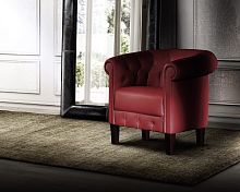 Traditional armchair CLUBleather