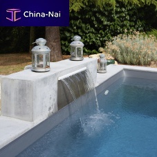 Swimming pool waterfall LAME D'EAU POITIERS