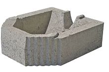 Hollow concrete block MURO FACILElightweightfor retaining wallsacoustic
