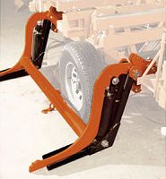 Truck-mounted log loader