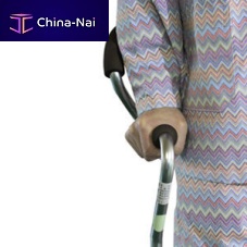 Walking stick with offset handle QCane height-adjustable