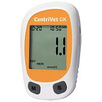 Veterinary blood glucose meter CentriVet GKketonemia