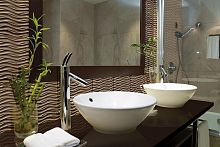 Indoor tile WAVEbathroomfloorglass