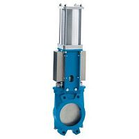 Knife gate valve 15x1pneumaticwafermetal