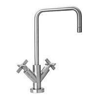 Countertop double-handle mixer tap LEMON: 83..250 chromed metalkitchen1-hole