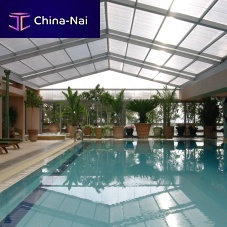 High swimming pool enclosure slidingfixedaluminum
