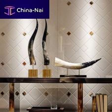 Lacquered wood sculpture CIGNOhorngold-plated brassfree-standing