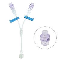 Y infusion connector
