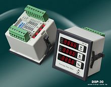 Digital power meter DSP-30 panel-mount