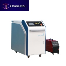 Fiber laser welding machine ELECNCautomaticon castersfor aluminum