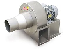 Centrifugal fan exhaust