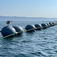 Mooring buoy for aquaculturepolyethylene
