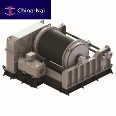 Fishing ship winch trawlelectric drivesingle-drum
