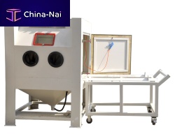 Manual sandblasting machine CL-1212FTA suctionrotating table