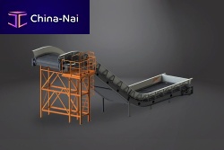 Belt conveyor chaininclinedhorizontal