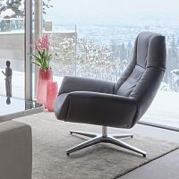 Contemporary relaxing armchair DS-149 Lejoleatherwith footrestreclining