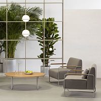 Contemporary lounge chair DULAfabricplywoodmodular