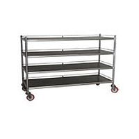 Transport trolley stainless steelshelffor cheese