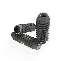 Conical dental implant titaniumhexagonalscrew