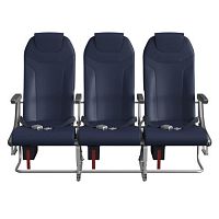 Aircraft cabin seat 9crewfor passengerswith armrests