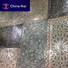 Indoor tile EXOTICA BRONZEwallmetal20x20 cm