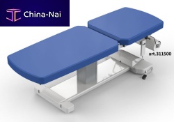 Electric examination couch Elevo-349510height-adjustable2 sectionsblue