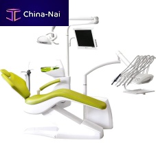 Dental treatment unit with electro-mechanical chair Optimal 09with monitorwith intraoral camerawith delivery system