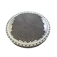 Clad tube sheet