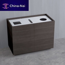 Office trash bin enclosure RECYCLE CENTER