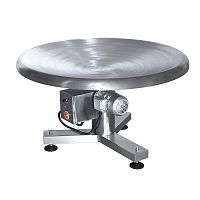 Electric turntable KP-TThorizontalfor conveyorfor packaging lines