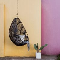 Contemporary hanging chair Cozumeloutdoorsynthetic fiberhome