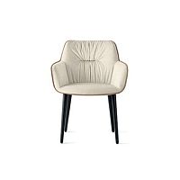 Contemporary chair cocoonindoorfabricleather