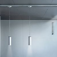 LED track light KRONNcylindricalextruded aluminumcommercial