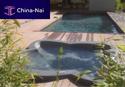Built-in hot tub Floreother shapes4-seateracrylic