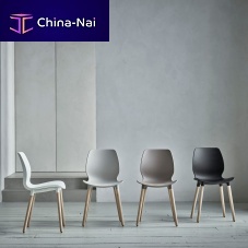 Contemporary chair SEED SERIEindoorwoodrecycled plastic