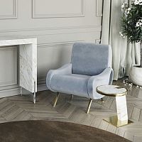 Contemporary armchair LADYvelvetblueliving room