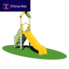 Upright slide AKELA for playgroundpolyethyleneHPL