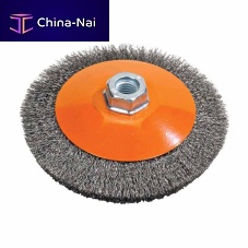 Saucer brush 13-H xx4 seriescleaningdeburringmetal