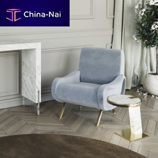 Contemporary armchair LADYvelvetblueliving room