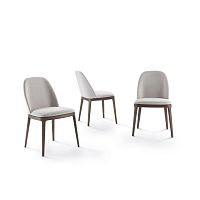 Contemporary chair BECKY indoorfabricleather