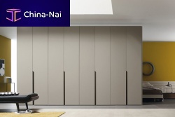 Contemporary wardrobe MULTIPLOwoodenwith swing doors
