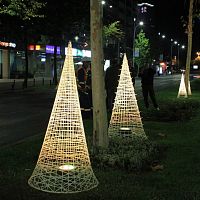 3D Christmas lights Cone BLEDfloorhome