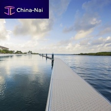 Floating dock mooringfor marinasaluminium
