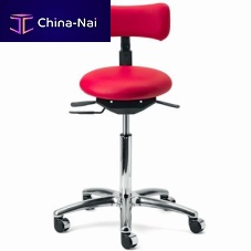 Dental stool OMS1 with adjustable backreston casters